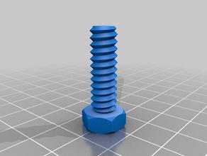 custom bolt nut parts customized 3d print model - Mito3D