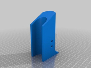 nerf rotofury horizontal pump handle v06 3d print model - Mito3D