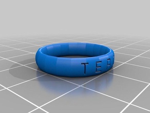 my customized ring band creation script - indian sizes customizer rings 3d print model - Mito3D