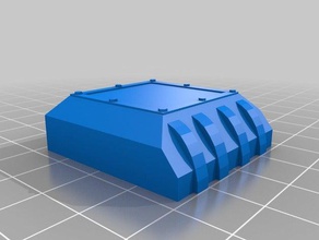 Raum orrk - orrkling mini-tank add-ons 3d-drucken 40k tank 3d print model - Mito3D