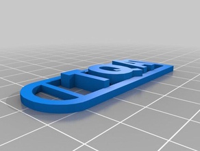 tqa keychain made tinkercad 3d printing 3d print model - Mito3D