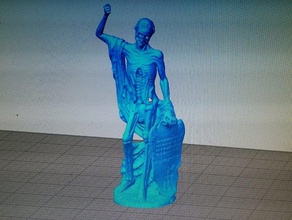 death man waits scans & replicas 3d print model - Mito3D