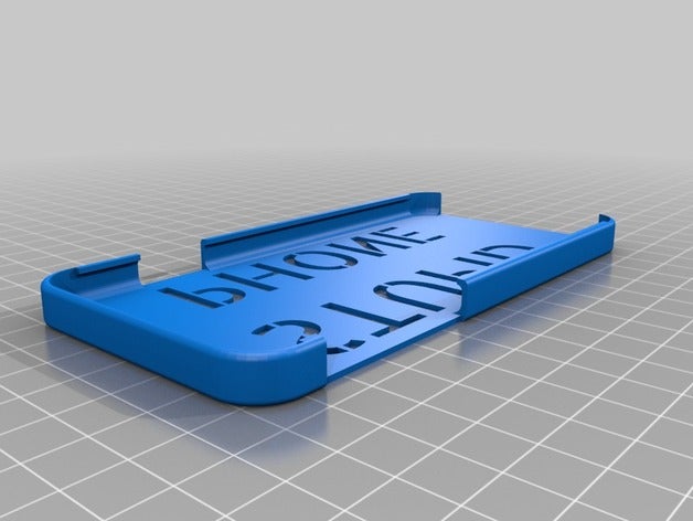 blöde Telefon Handy kundengebundene 3D print model - Mito3D