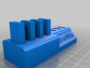 özel Çan Kulesi benim usb stick, sd kart yuvasını modifiye bilgisayar özelleştirilmiş 3d print model - Mito3D