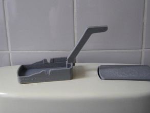 tuvalet düğme banyo 3d print model - Mito3D