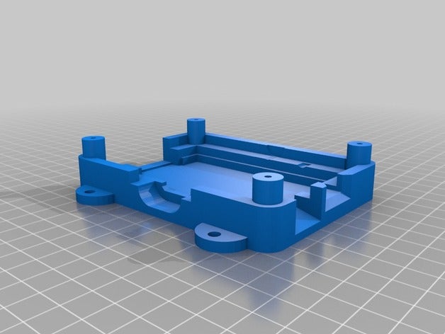 raspberry pi 1 modello b del caso l'elettronica octoprint openscad raspberrypi 3D print model - Mito3D