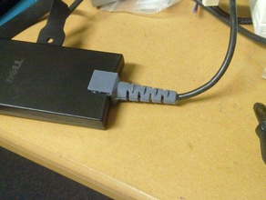 dell e5500 şarj cihazı gerginlik bilgisayar kablo güç kaynağı kabartma zorlanma 3d print model - Mito3D
