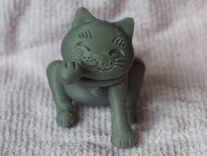 punch cat animals 3d print model - Mito3D