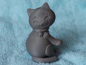 guardare indietro cat animali 3d print model - Mito3D