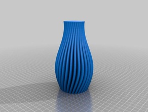 test wavelet-vase Mathe-Kunst kundengebundene 3d print model - Mito3D
