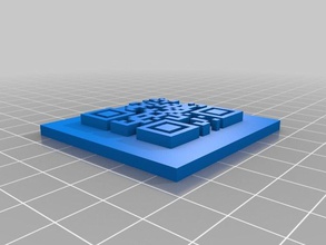 qr tag piccola organizzazione personalizzato 3d print model - Mito3D