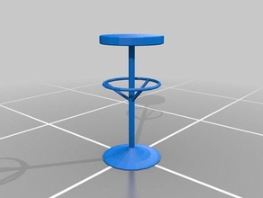 tabouret de bar modèle meubles 3d print model - Mito3D