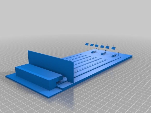 bowling alley Gebäude & Strukturen Modell 3D print model - Mito3D