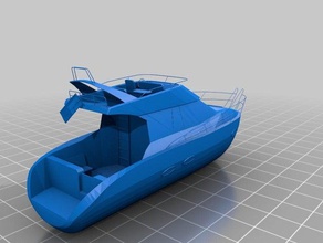 iate veículos barco 3d print model - Mito3D