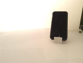 telefono portatile stand dock cellulare cool iphone supporto smart phone 3d print model - Mito3D