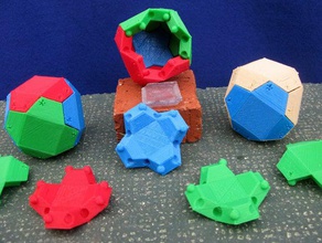snap-zusammen-cube-puzzle Rätsel openscad 3d print model - Mito3D