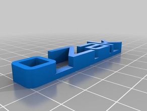 zak de la placa identificación las esculturas personalizado 3d print model - Mito3D