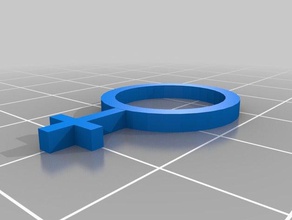 Geschlecht-symbol Ringe 3d print model - Mito3D