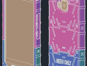 nerv sh-06d case htc one m9 mobile phone 3d print model - Mito3D