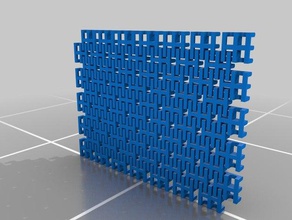 zincir posta tasarım 3d yazıcı parçaları cbu zinciri mühendislik eğlenceli geçmeli karmaşık supportless 3d print model - Mito3D