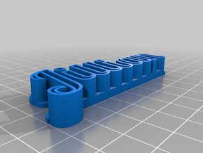 jillian Zeichen Skulpturen kundengebundene 3d print model - Mito3D