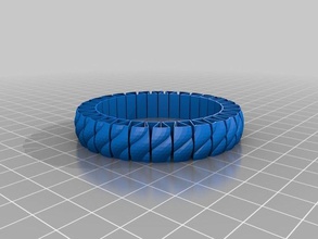 stretchlet bracelet 160-12-08-30 bracelets customized 3d print model - Mito3D