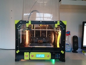 entfernbare plexiglas-scheibenhalter 3d printers ctc flashforge 3d print model - Mito3D