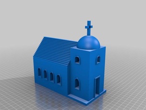Kirche 3d Drucker Zubehör 3d print model - Mito3D