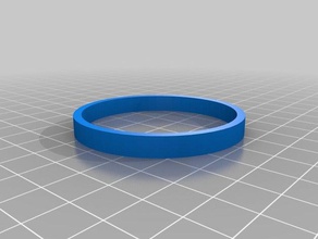 my customized parametric washer spacer 3d print model - Mito3D