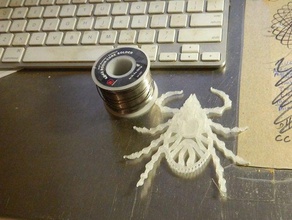 tick arachnid 2d art bite bug 3d print model - Mito3D