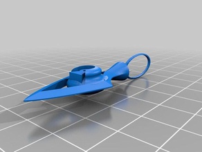 one-piece Schlüsselanhänger keychain 3d print model - Mito3D