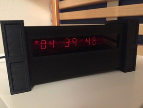 adafruit ice clock kundenspezifischen Gehäuse - Elektronik Uhr 3d print model - Mito3D