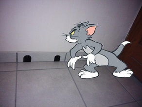 tom & jerry mouse hole household 3d print model - Mito3D