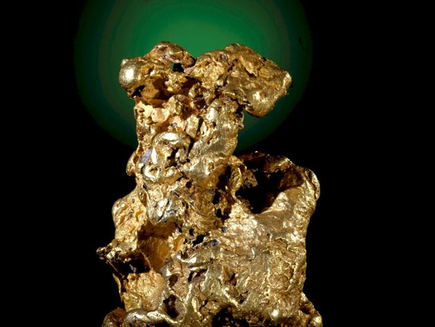 bunyip gold nugget m 34546 Modelle museum victoria Goldklumpen 3D print model - Mito3D