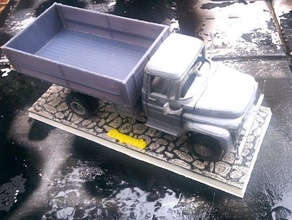 cobblestone road baz modeller araç 3d print model - Mito3D