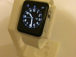 a apple assistir suporte de carga gadgets applewatch cobrança dock stand relógio 3d print model - Mito3D