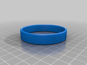 natalie bracelet 1 bracelets customized 3d print model - Mito3D