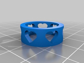 anel carol harten 7 75 nós anéis personalizado 3d print model - Mito3D