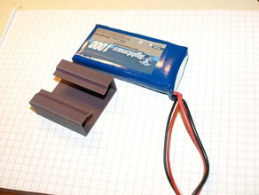 lipo battery holder other hobbyking 3d print model - Mito3D