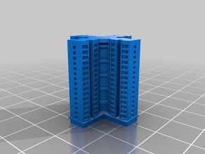 apartment buildings & structures customized 3d print model - Mito3D