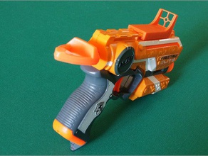 external sight nerf n-strike blaster tactical rail compatible toy & game accessories gun huxley nerfgun reprap reprappro sights 3d print model - Mito3D