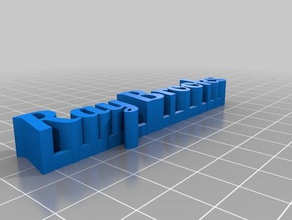 ray tabela heykeller özelleştirilmiş 3d print model - Mito3D