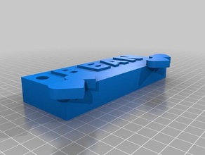 haricot chaîne de la clé L'impression 3d 3d print model - Mito3D