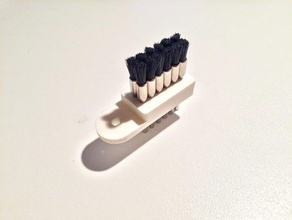 ucuz değil ama şimdi tembel v2 - otomatik hotend lüle temizleyici fırça 3d yazıcı aksesuarları temiz filaman nozzle süpürgesi 3d print model - Mito3D