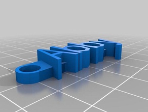abby organização personalizado 3d print model - Mito3D