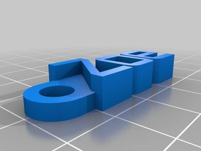 zoe organizasyon özelleştirilmiş 3d print model - Mito3D
