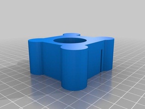 mini de pvc support bobine serrage L'impression 3d 3d print model - Mito3D