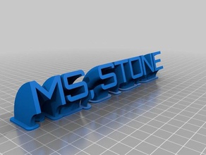 ms stone office kundengebundene 3d print model - Mito3D