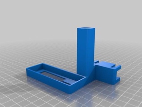 ezuhf dx9 holder - remake 3d printing 3d print model - Mito3D