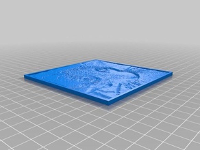 cleto litho 2 2d art su misura 3d print model - Mito3D